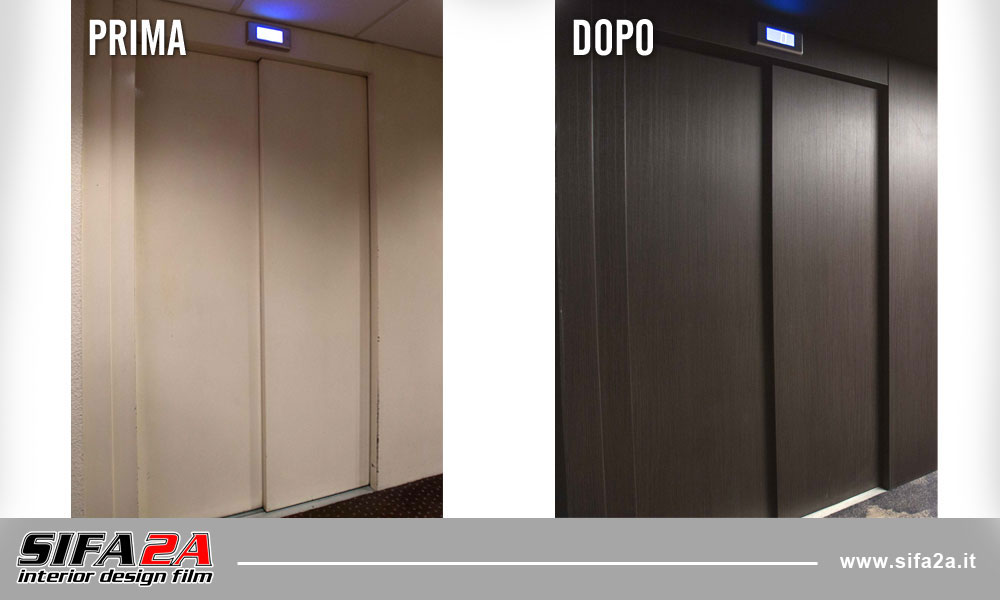 Rivestimento porta ascensore