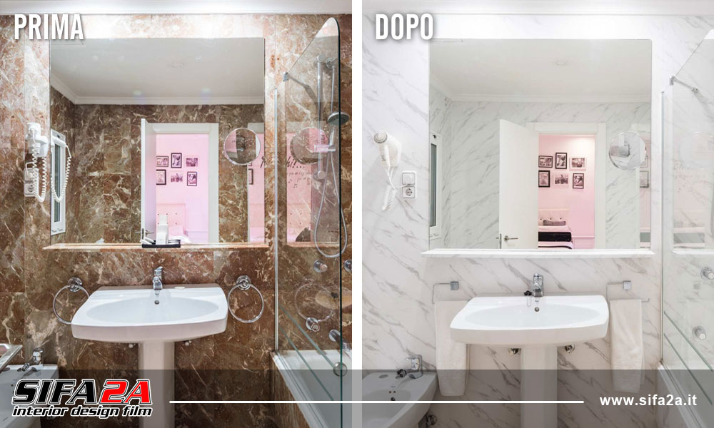 Rivestimento piastrelle bagno