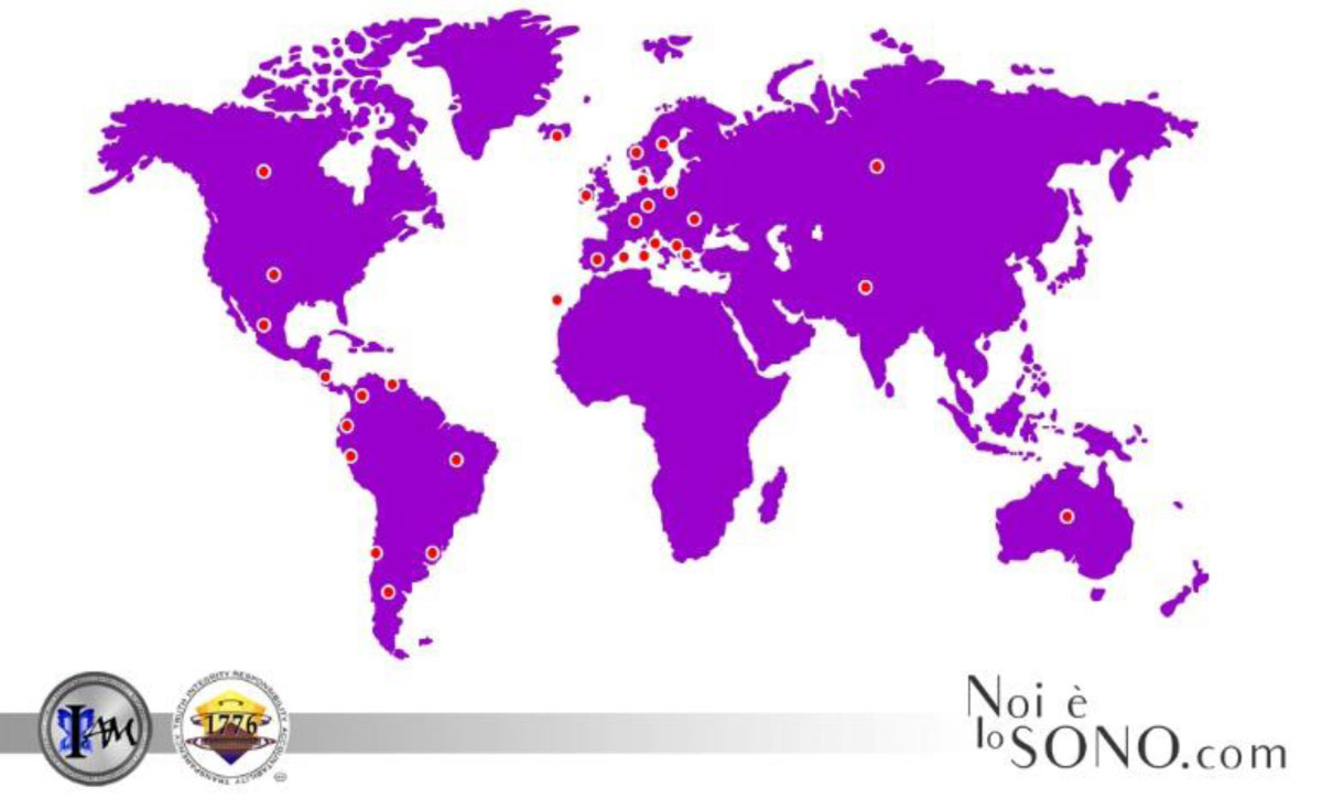 Noi è Io Sono - World Wide Map